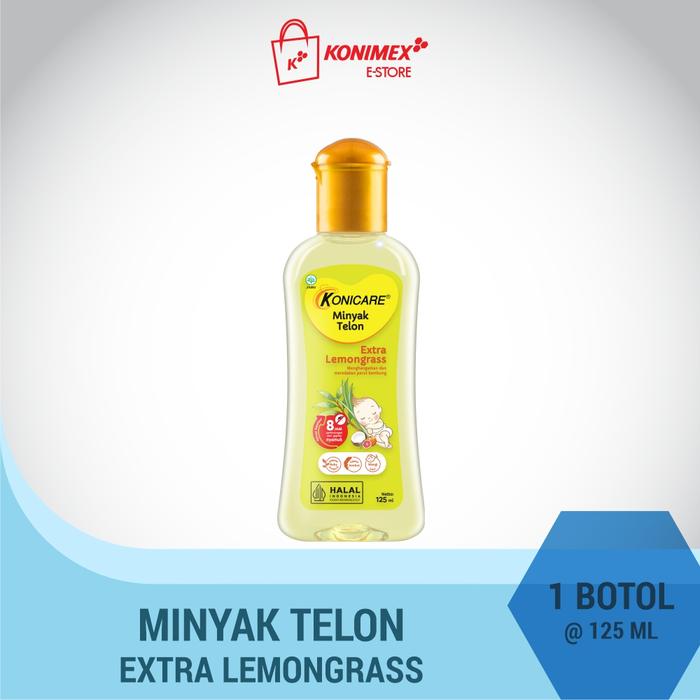 Gambar Konicare Minyak Telon Extra Lemongrass 125 ml dari Konimex Store Kota Administrasi Jakarta Timur Tokopedia