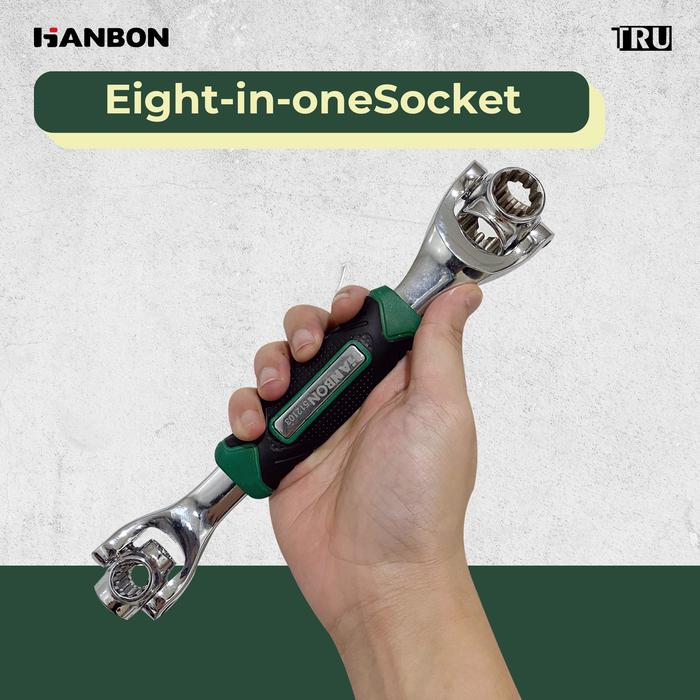 Gambar Kunci shock 8 in 1 sok socket wrench Lengkap SOCKET WRENCH Hanbon dari Truteknik Kota Bekasi Tokopedia