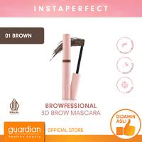 Gambar Wardah Instaperfect Browprofessional 3D Brow Mascara 01 Brown 5.5 G dari Guardian Official Store Kab. Bekasi 1 Tokopedia