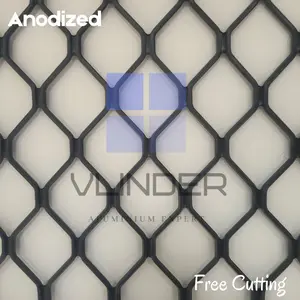 Amplimesh Aluminium Tebal untuk Teralis, Pintu dan Partisi