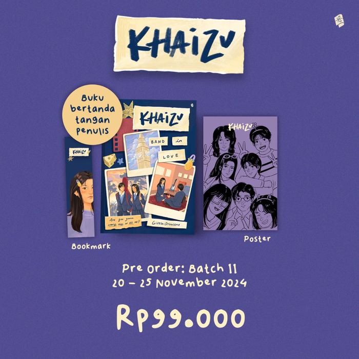 Gambar Buku Novel Khaizu Gisela Orealine Bukune Bumifiksi dari bumifiksijakarta Jakarta Selatan Tokopedia