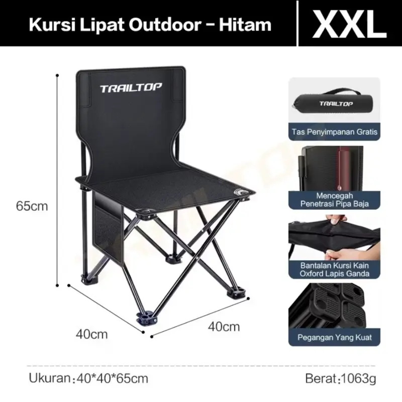 Kursi Lipat Outdoor Kursi Lipat Camping Kursi Camping Kursi Lipat Serbaguna Kursi Lipat Portable Kursi Portable 0