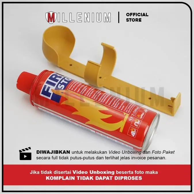 ALAT PEMADAM API MINI APAR FIRE STOP MOBIL 500ML + BRAKET 3
