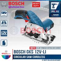 Gambar Bosch Circular Saw Cordless GKS 12V-LI 15MM 12V Mesin Potong Unit Only dari Bosch Tools Authorized BTS Kota Bogor 1 Tokopedia