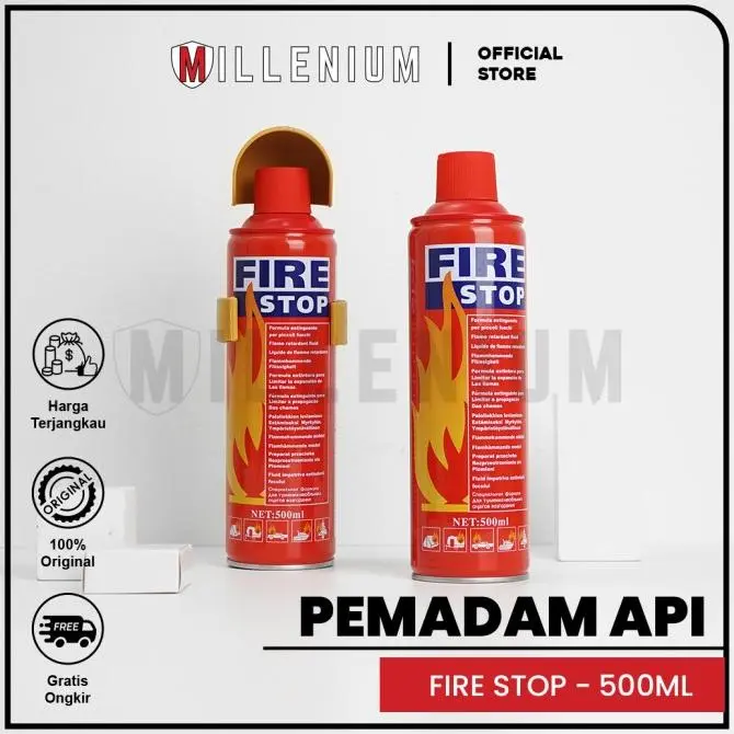 ALAT PEMADAM API MINI APAR FIRE STOP MOBIL 500ML + BRAKET 0