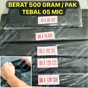 Kantong Plastik Sampah / Trash Bag / Plastik Hitam MURAH Kuat Regas