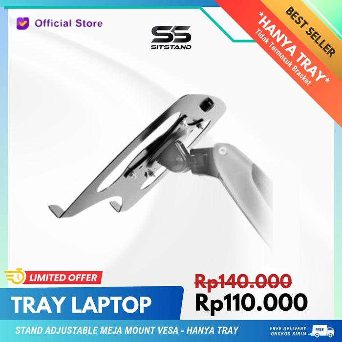 Gambar SitStand Laptop Stand Adjustable Meja Mount VESA dari SitStand Jakarta Barat Tokopedia