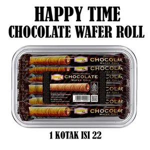 HAPPY TIME CHOCOLATE WAFER ROLL ISI 22
