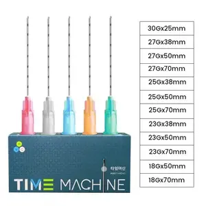 original jarum canula Time Machine - Blunt Canula 21 G x 50 70 mm Original Korea Filler Needle Jarum subsisi Tumpul Elastis Canulla Kanula jarum meso