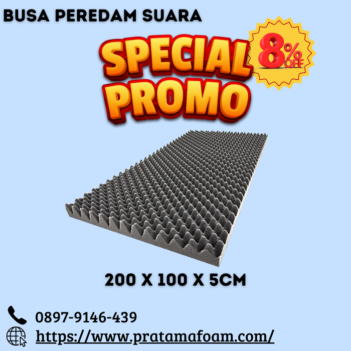 Jual BUSA TELUR 200 x 100 x 5 cm - PEREDAM SUARA - 200x100x5 spf28 ...