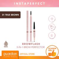 Gambar Instaperfect Browflash 3-In-1 Brow Perfector - 01 True Brown 10Ml dari Guardian Official Store Kab. Bekasi 1 Tokopedia