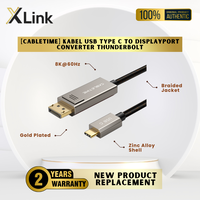 Gambar Kabel USB C to DisplayPort DP 4K 8K Converter Thunderbolt - Cabletime - CC20-1.8M dari XLink Surabaya Kota Surabaya 1 Tokopedia
