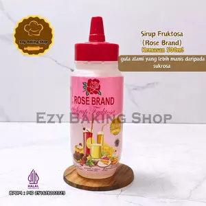 Sirup Gula Cair Fructose 500ml Rose Brand