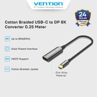 Gambar Vention Kabel Converter USB C To DP Display Port 8K Ultar HD - CRG dari Vention By Andalan Kota Administrasi Jakarta Utara 1 Tokopedia