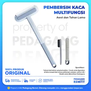 3 in 1 Tongkat Sikat Pembersih Bulu Hewan Kucing Anjing Multifungsi / 3-in-1 Double-sided Pet Hair Remover & Cleaning Brush - Lint Roller for Sweaters, Sofa, Carpet, and Clothes