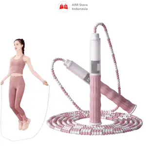 Tali Skipping Jump Rope Lompat Tali Adjustable Skipping Beaded Adjustable Tali Skiping - Skipping Rope Olahraga PO 0036