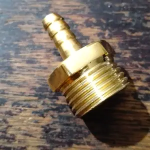 Nepel Kran 1/2 - 8mm 1/2 x 1/4 Nepel Selang  Kran Uap Setrika Kompor Boiler