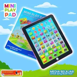 Mini Play Pad 2 Bahasa BO  Mainan Media Alat Bantu Belajar Anak Murah