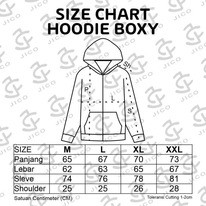 JICO - Sweater Hoodie Boxy Menyala Unisex Oversize Sablon Reflective Silver Comfort Zone 5