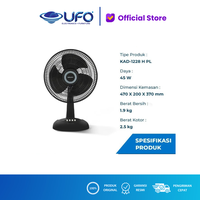 Gambar MIYAKO KAD1228H KIPAS ANGIN MEJA 12 INCH dari UFO ELEKTRONIKA JOGJA Kab. Sleman 2 Tokopedia