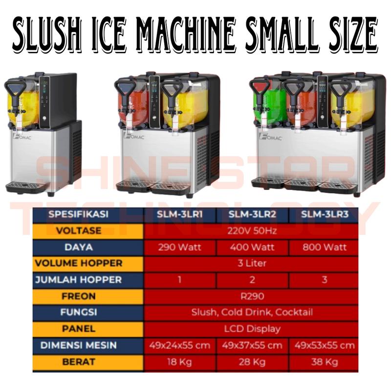 SLUSH MACHINE SMALL SIZE FOMAC SLM-3LR SERIES - Shop | Tokopedia