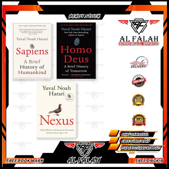 Jual Buku ( Paket ) SAPIENS | H0M DEUS | NEXUS BY Yuval Noah Harari ...