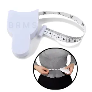 Meteran Badan Gulung Putar Tombol Otomatis Bentuk Ergonomis