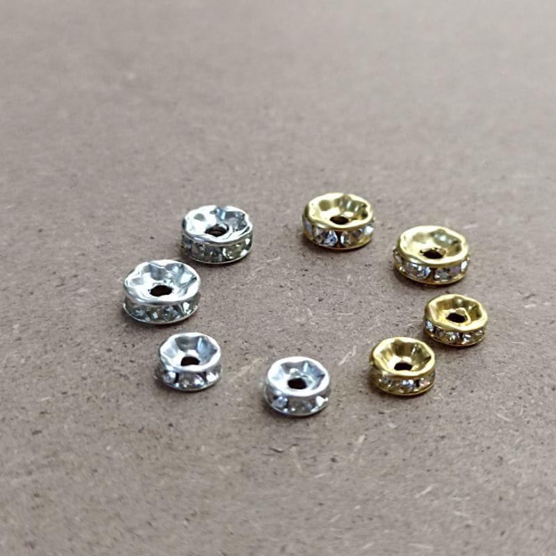 Product Introduction of 100pcs spacer rondel kw 1 pembatas manik-manik ukuran 6 dan 8 0