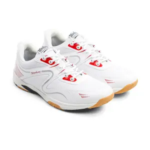 Sepatu Pingpong Tenis Meja Tennis Lapangan Olahraga Pria Cowok Original Terbaru SM 04 Putih