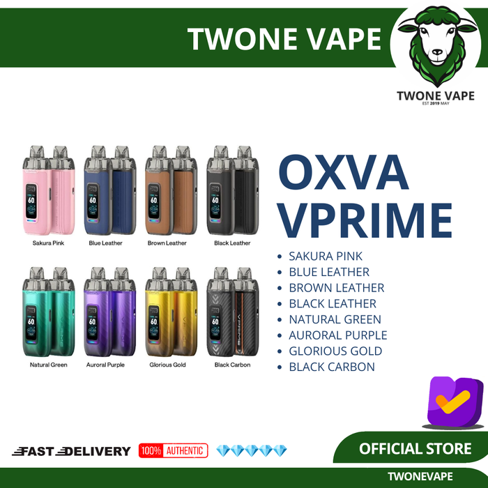 Jual Oxva VPrime Pod Kit by OXVA - BROWN LEATHER - Kota Administrasi  Jakarta Selatan - Twoneofficial | Tokopedia