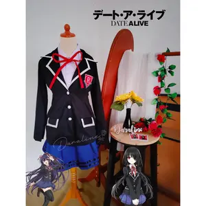 Kostum Cosplay Kurumi Tokisaki Date A Live