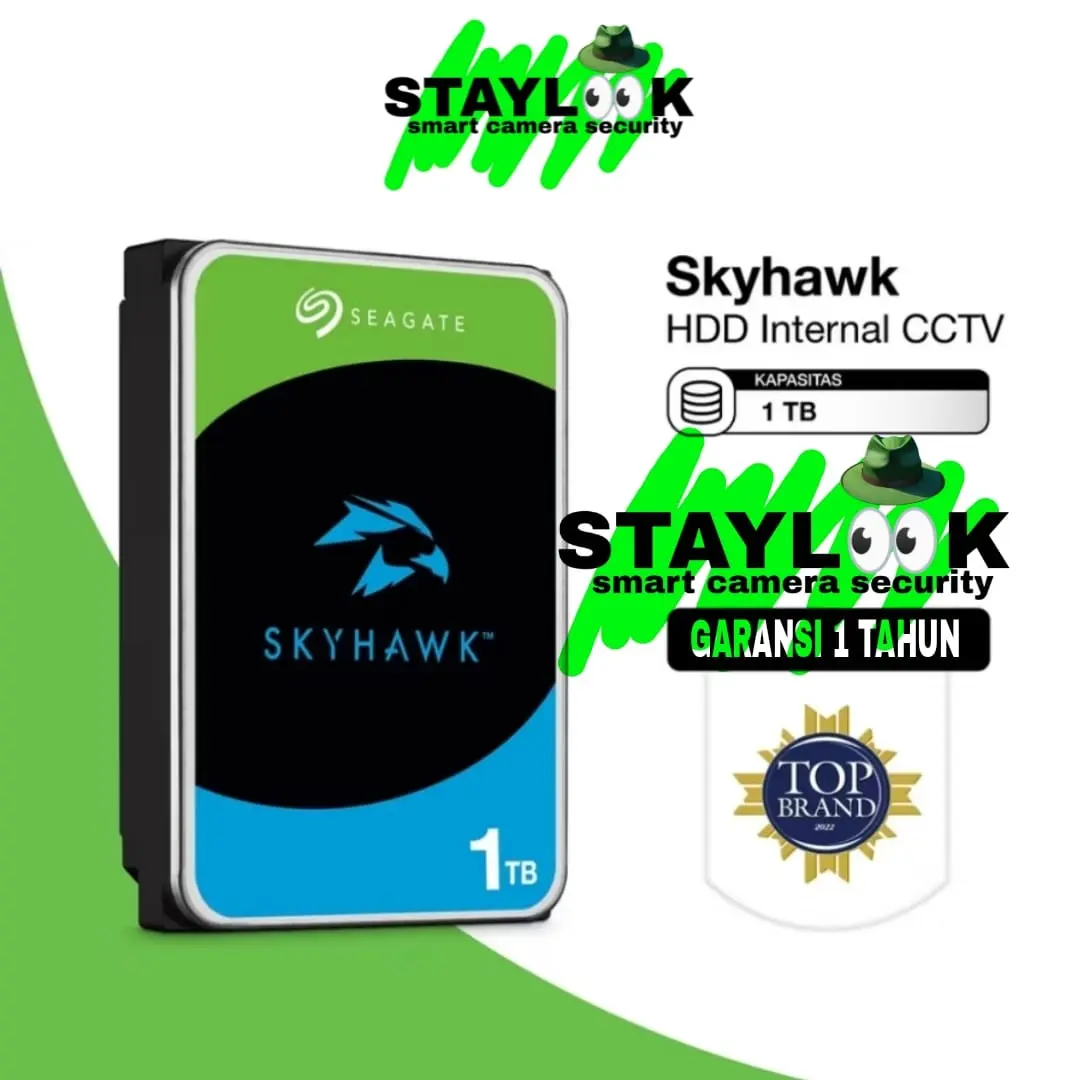 Seagate Harddisk Surveillance CCTV 1TB SATA 3,5" GARANSI 1 TAHUN