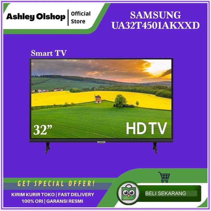 Gambar Samsung 32T4501 HDR Slim Design Smart LED TV Samsung 32 Inch UA32T4501AKXXD dari Ashley Olshop Official Store Kota Administrasi Jakarta Utara Tokopedia