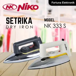 Niko Iron Dry NK 333 S Setrika Kering Otomatis Anti Lengket Low Watt