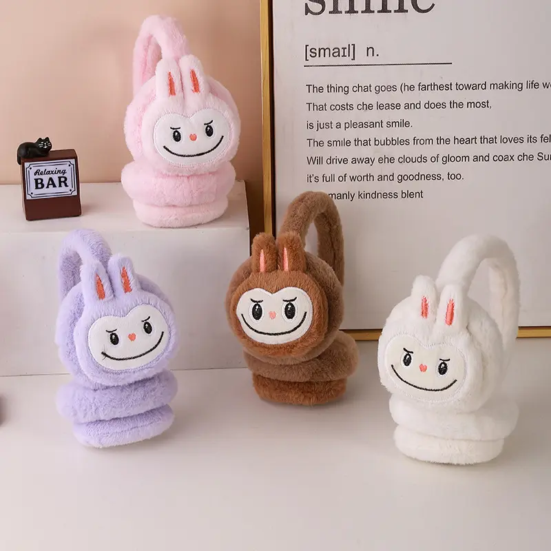 emf29 earmuff labubu penutup telinga anak model labubu warna cantik peredam telinga anak bayi balita todler