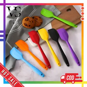 Sodet Silikon Food Grade Tahan Panas Anti Leleh High Quality 20.5 Cm / Spatula Silikon Anti Lengket Sodet Silikon Food Grade Tahan Panas Anti Leleh High Quality 20.5 Cm / Spatula Silikon Anti Lengket