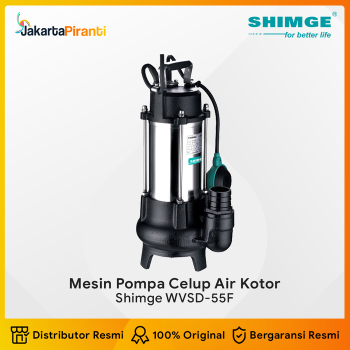 Gambar Mesin Pompa Celup Air Kotor Submersible Pump Shimge WVSD-55F dari Jakarta Piranti Kota Tangerang Selatan Tokopedia