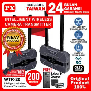 HDMI Wireless Video Transmitter Receiver Professional Kamera Monitoring TV Monitor DSLR Mirrorles Wireless HDMI 200 Meter PX WTR-20