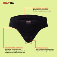 Gambar HOLTBY Celana Dalam Pria - Men's Brief Underwear - HOLTBY "BASIC" HOBR-1 - SATUAN (ABU) - M, Abu-abu dari Holtby Underwear Kota Administrasi Jakarta Pusat 2 Tokopedia
