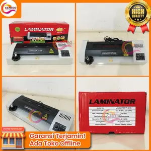 MESIN LAMINATING A3 (330MM) MERK YATAI YT-320 / YT-3210 (4 ROLL HASIL RAPI MERATA) DENGAN HANDLE | LAMINASI PANAS DAN DINGIN