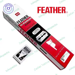 FEATHER Double Edge Razor Blades Feather Hi-Stainless Steel