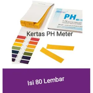 PH Meter Kertas Lakmus Isi 80 Lembar Tester
