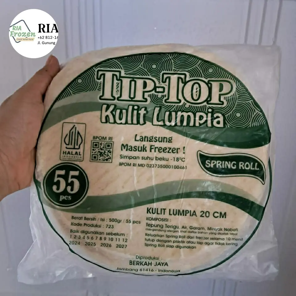 TIP TOP KULIT LUMPIA 20CM isi 55lbr
