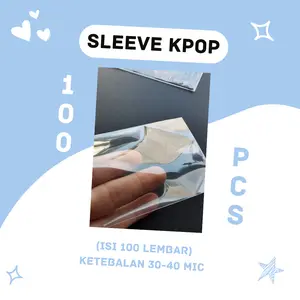 (100 PCS) Sleeve Kartu Koleksi 6 X 9 cm 40 Micron - Vanguard / Magic TG / Dragon Ball / PhotoCard / KPOP