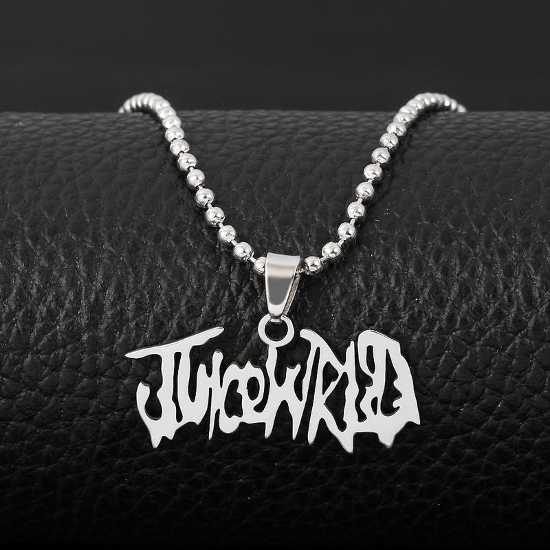 Juice WRLD Kalung Necklaces Kalung Liontin Titanium Stainless 3