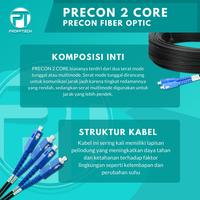 Gambar Kabel Fiber Optik Ftth Drop Cable Sc Sc Precon Fiber Optic 2 Core 3 Seling.- 80 Meter - 50M dari ProffTech Indonesia Kota Administrasi Jakarta Pusat 2 Tokopedia
