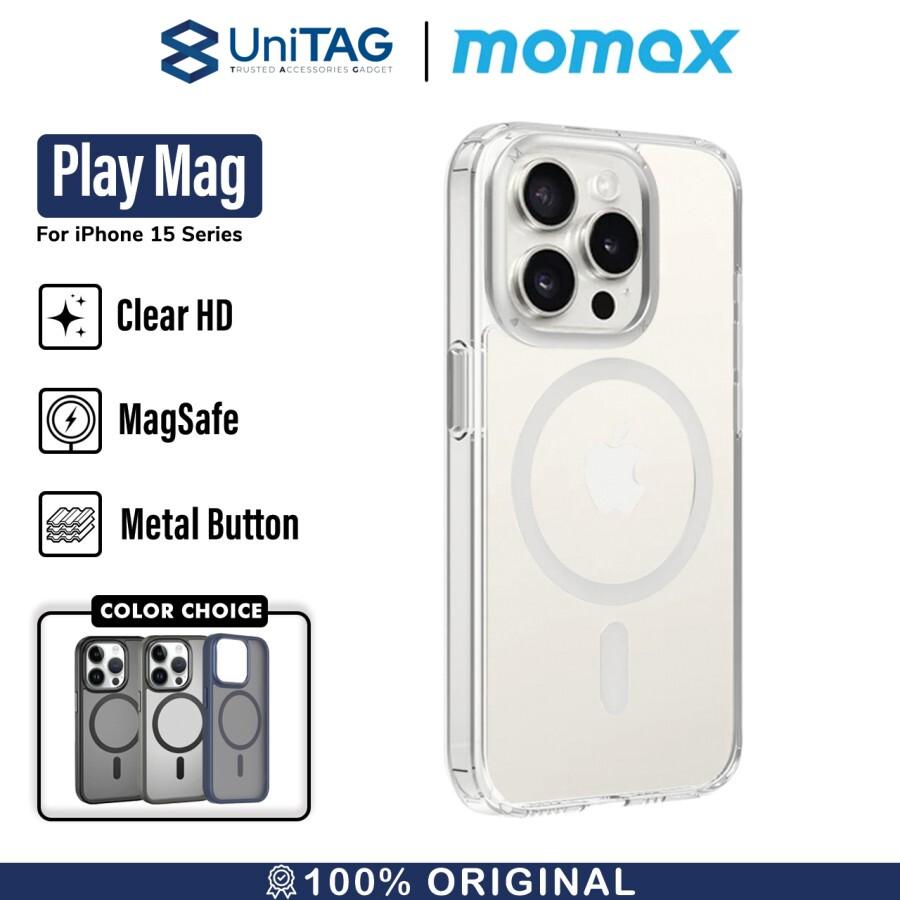 Momax iPhone 15 Pro Max Case Bundle Tempered Glass + Lens Protector Gift Set CaseForm Play - Mix MXAP23XLTGS