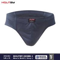 Gambar HOLTBY Celana Dalam Pria - Men's Brief Underwear - HOLTBY "BASIC" HOBR-1 - SATUAN (ABU) - M, Abu-abu dari Holtby Underwear Kota Administrasi Jakarta Pusat 1 Tokopedia