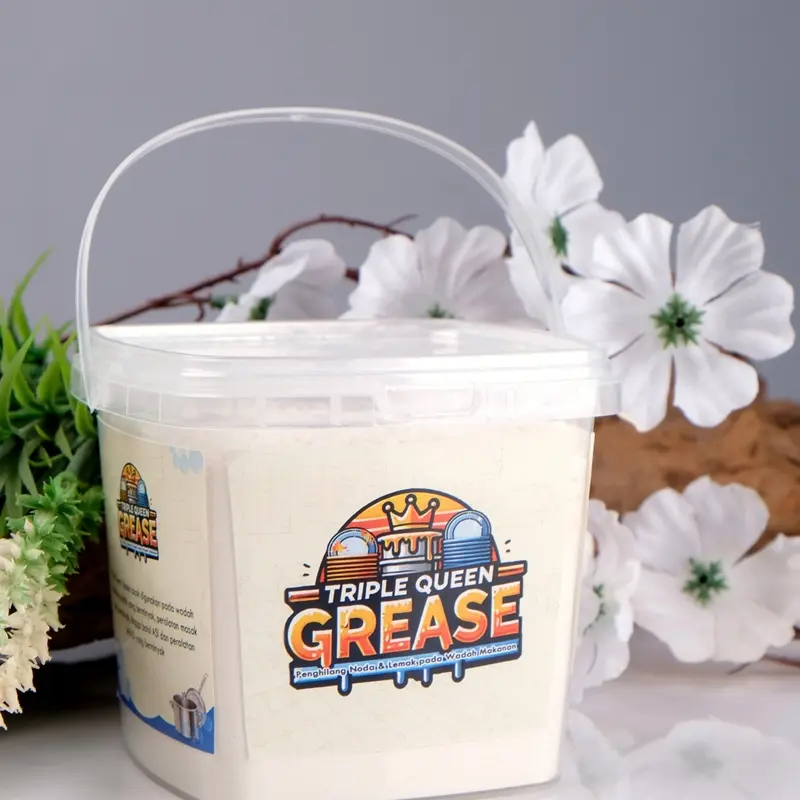 Triple Queen Grease Penghilang noda dan lemak pada wadah makanan tanpa menggunakan bahan kimia 1