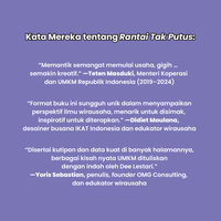 Gambar [Bentang] Buku Self Improvement | Rantai Putus : Ilmu Mumpuni Merawat UMKM - Dee Lestari dari Bentang Pustaka Official Kota Depok 5 Tokopedia